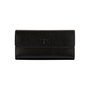 Zoozie Bags Paris Cartera de Mujer Negra Piel Auténtica 100% 19x3x10 cm